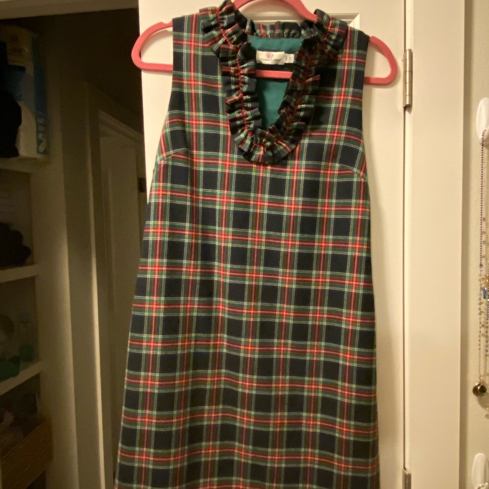 Vineyard Vines plaid sleeveless dress